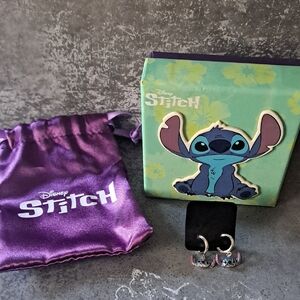 Official Disney Stitch Sterling Silver Earrings